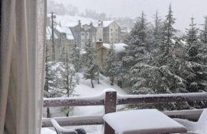Tempestade Joyce muda o cenário no Líbano