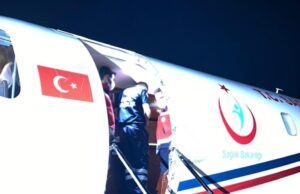 Chega o primeiro avião da Turquia para levar vítimas da explosão