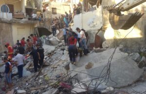 Prédios em situação de risco serão demolidos após desabamento em Trípoli