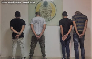 Exército libanês prende quadrilha que roubou 100 motocicletas