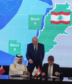 TotalEnergies e ENI são transferidos para a participação da QatarEnergy em alguns ativos do Líbano