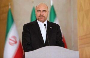 Presidente do parlamento iraniano chega a Beirute em demonstração de solidariedade